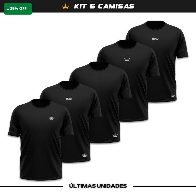 KIT 5 Camisetas DryFit™ BZN - ULTIMAS UNIDADES 🔥