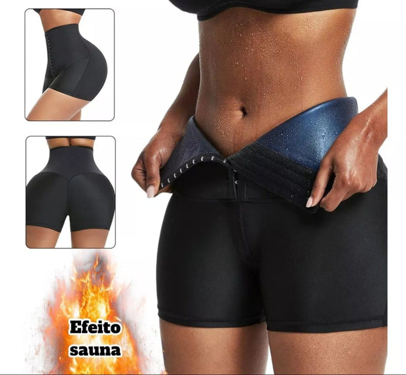 Doleshop® - Shorts de Compressão Feminino para Emagrecimento - Efeito Sauna