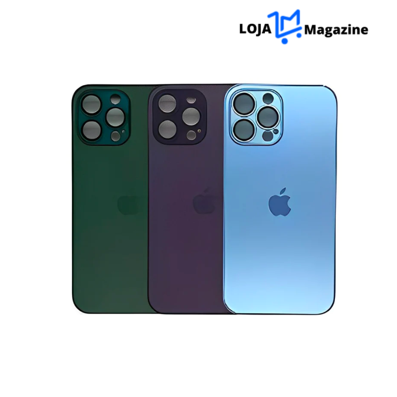 Capa AG Glass Para Iphone - Idêntica a traseira do Iphone