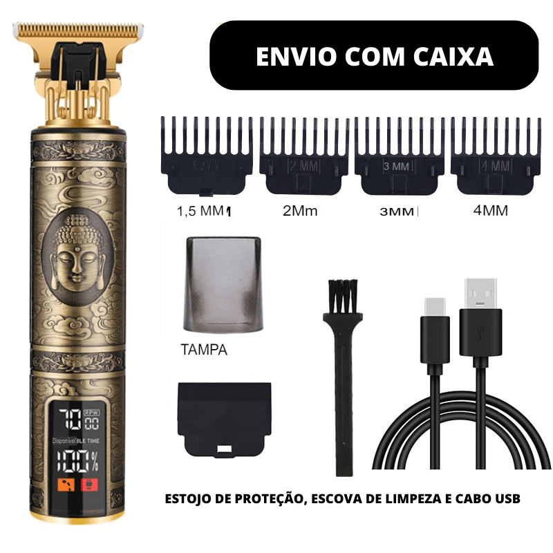 Máquina de Barbear Dragon Shaver® - Tecnologia de ponta e design moderno para uma Aparência Impecável