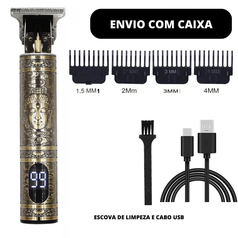 Máquina de Barbear Dragon Shaver® - Tecnologia de ponta e design moderno para uma Aparência Impecável