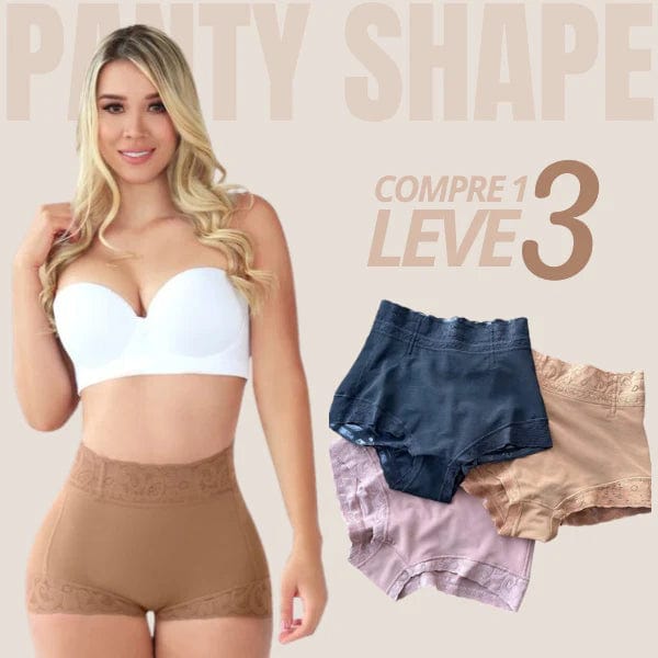 PantyShaper® - Efeito Modelador na Cintura e Empina Bumbum - Compre 1 Leve 3