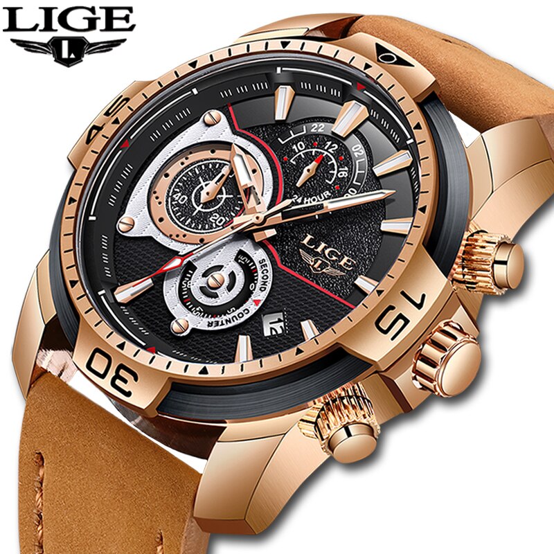 Relógio Masculino Luxury Chronograph