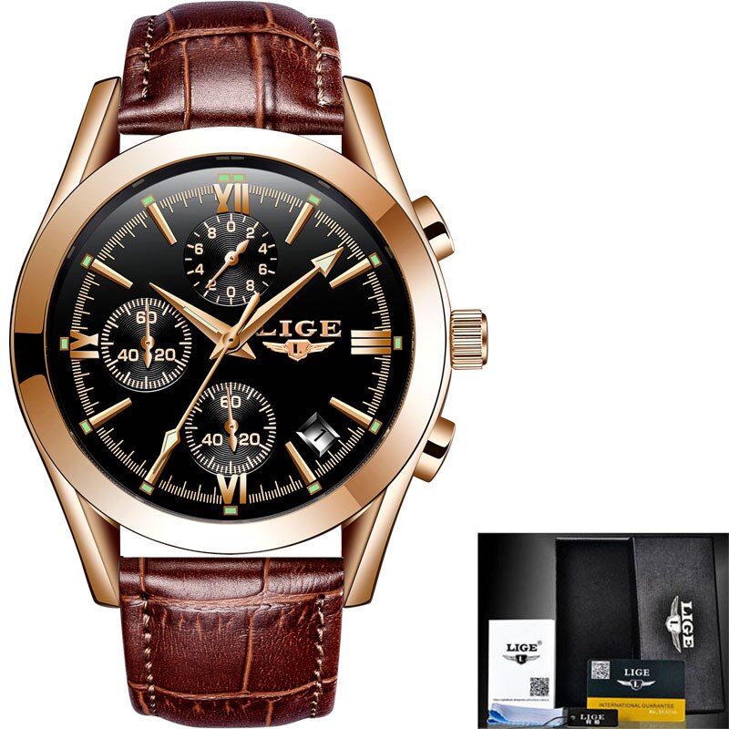 Relógio Masculino Luxury Chronograph