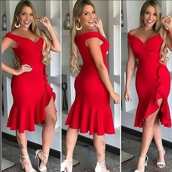 Vestido Midi Ciganinha