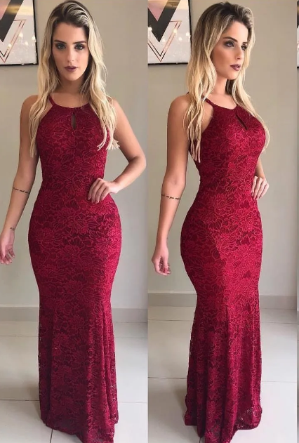 Vestido Sereia Longo