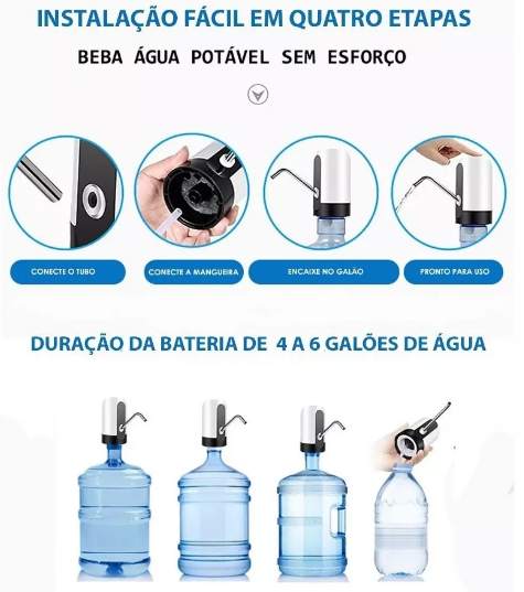 Water Clear para Garrafão Galão Água Recarregável Frete Grátis