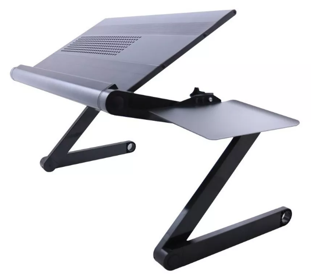 Suporte De Cama Desk Slim C/ Mousepad P/ Notebook | Preto