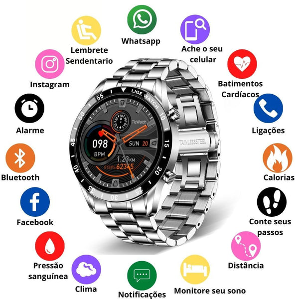 SMARTWATCH DE LUXO - MEPER IRON